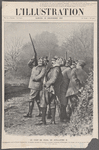 Le coup de fusil de Guillaume II. Photographs prise à Crichel (Angleterre) la semaine dernière et montrant comment l'empereur d'Allemagne, à la chasse, tire ense servant d'un [?] Voir l'article page 394