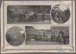 (1) Out with his overseer on a tour of inspection on his estate. (2) The kaiser directing the trimming of a favorite tree. (3) Shooting at clay birds on his estate. (4) Looking at some recently imported agricultural machines