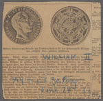 Goldene Erinnerungs=Medaille des Deutschen Kaisers für den Indianapolis Männerchor anlässlich seines goldenen Jubiläums