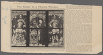 The emperor of Germany has now been immortalized in glass in the church at Lunebourg, with saints and others