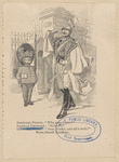 Sentinel Punch: "Who goes there?" German emperor: "Friend!" Sentinel Punch: "Pass, friend, and all's well!" From Punch (London)