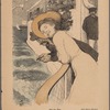 Auf der Elbe. "Weisst Du, Erna, warum der grosse Lloyddampfer, 'Kaiser Wilhelm' hesst?"--"Warum denn?" "Weil er immer unterwegs ist." 