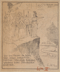 Der vom Kaiser im Jahre 1895. Selbst entworfene Karton: Voelker Europas wahret eure heiligsten Gueter. [Text in image:] "I told you so!" Die gelbe Gefahr