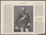 Kaiser Wilhelm in der Oberstenuniform seines portugiesischen 4. Reiterregiments
