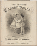 The celebrated cancan dance executed by M'lls Morlacchi and Baretta