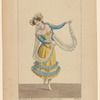 Femme espagnole dansant la quarache, dans la Muette de Portici. Opéra, Académie Royale de Musique. Ballet du premier acte