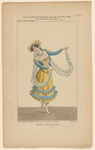 Femme espagnole dansant la quarache, dans la Muette de Portici. Opéra, Académie Royale de Musique. Ballet du premier acte