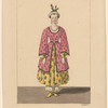 Costume de Mme. Laurent, rôle de la Fiancée, dans Chao-King. Ballet