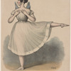Madame Lecomte in the character of the Sylphide, in the opera of that name, act 1st scene 1st, Park Theatre, N.Y. May 10th 1838