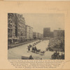 The Century Building (in the center of the block at the left) at the time (April, 1889) of the Centennial Celebration of Washington's Inauguration as first President of the United States
