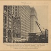 The same view as the one shown on the opposite page in December, 1914. The Everett House has been replaced by a tall mercantile building. The Germania Life Insurance building is beyond. In the foreground are evidence of the Broadway subway excavation