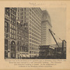 The same view as the one shown on the opposite page in December, 1914. The Everett House has been replaced by a tall mercantile building. The Germania Life Insurance building is beyond. In the foreground are evidence of the Broadway subway excavation