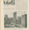 The intersection of Broadway and Fifth Avenue at Twenty-third Street...  The same locality as it appears to-day, with the famous Flatiron Building (Fuller Building) occupying the entire triangular block in the center, the new Fifth Avenue Building...