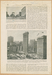 The intersection of Broadway and Fifth Avenue at Twenty-third Street...  The same locality as it appears to-day, with the famous Flatiron Building (Fuller Building) occupying the entire triangular block in the center, the new Fifth Avenue Building...