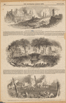 Broad-Street New York, after the recent fire.  The Bowling-Green, and Broadway.  The Bowling-Green and Marketfield-Street