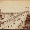 New York Approach to the Brooklyn Bridge; Columbia Bicycle; Schmolze Bros & Hildenbrand Lithographers