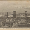 View of the Bridge from New York--after a photograph by Theodore Gubelman