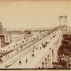 New York Approach to the Brooklyn Bridge; Columbia Bicycle; Schmolze Bros & Hildenbrand Lithographers