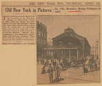 Old New York in pictures--no. 179--Brooklyn Bridge entrance in 1883