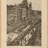 Funeral procession of General Grant passing Bryant Park 