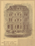 The Second Union Dime Savings Bank building erected by the bank in 1866 at Canal and Laight 