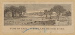 Foot of Canal Street and Hudson River