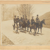 Equestrians on Riverside Drive