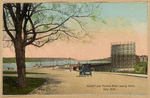 Viaduct and Hudson River looking North, New York