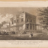 Residence of the Post family, now Claremont Hotel, Bloomingdale Road near Manhattanville 1860