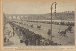 Road drivers' annual parade on New York's famous speedway