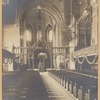 St. George's Episcopal Church interior view with Christmas decorations