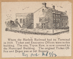 Where the Harlem Railroad had its Terminal in 1839