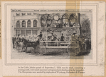 In the Cable Jubilee parade of September 1, 1858, was this truck, containing a printing outfit, with which souvenirs were printed and distributed  to the bystanders...