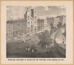 Spingler Institute & Church of the Puritans, Union Square, N.Y. 1851