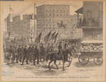 Decoration-day in New York--procession passing the Washington Monument at Union Square