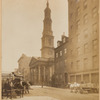 St John's Chapel & Rectory; horses & wagons
