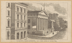 Sub-treasury, former custom-house. Wall Street, corner of Nassau, 1866