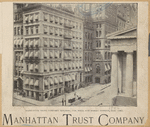 Manhattan Trust Company building, cor. Wall and Nassau Streets, New York 