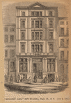 "Mechanics Bank" new building, Wall St., N.Y. 