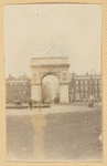 Washington Arch (south face) and townhouses