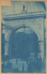 Washington Arch model (wood and papier mache)