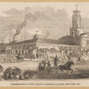 Representation of the famous Washington Market, New York City