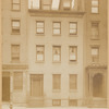 Brick row houses, dormer windows