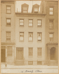 Brick row houses, dormer windows