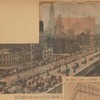 The King and Queen (in first car) proceeding up the West Side Elevated Highway while crowds line the parallel traffic lane
