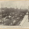 Down in West Street, where the amount of trucking at this season is enormous. Express goods being taken to and from the piers, Christmas trees piled up in the street and the usual block of traffic