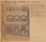 Old New York in pictures--no. 81--Golden Hill Inn