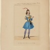 Costume de Melle. Pauline Leroux, rôle d'Uriele, dans Le diable amoureux, ballet, Académie royale de musique