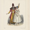 Melle. Pauline Leroux et Mr. Elie, dans la scène de séduction (3eme acte) du Diable amoreux