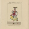 Costume de Melle. Leroux, rôle d'Henriette, dans Nathalie ou La laitière suisse, ballet, Académie royale de musique